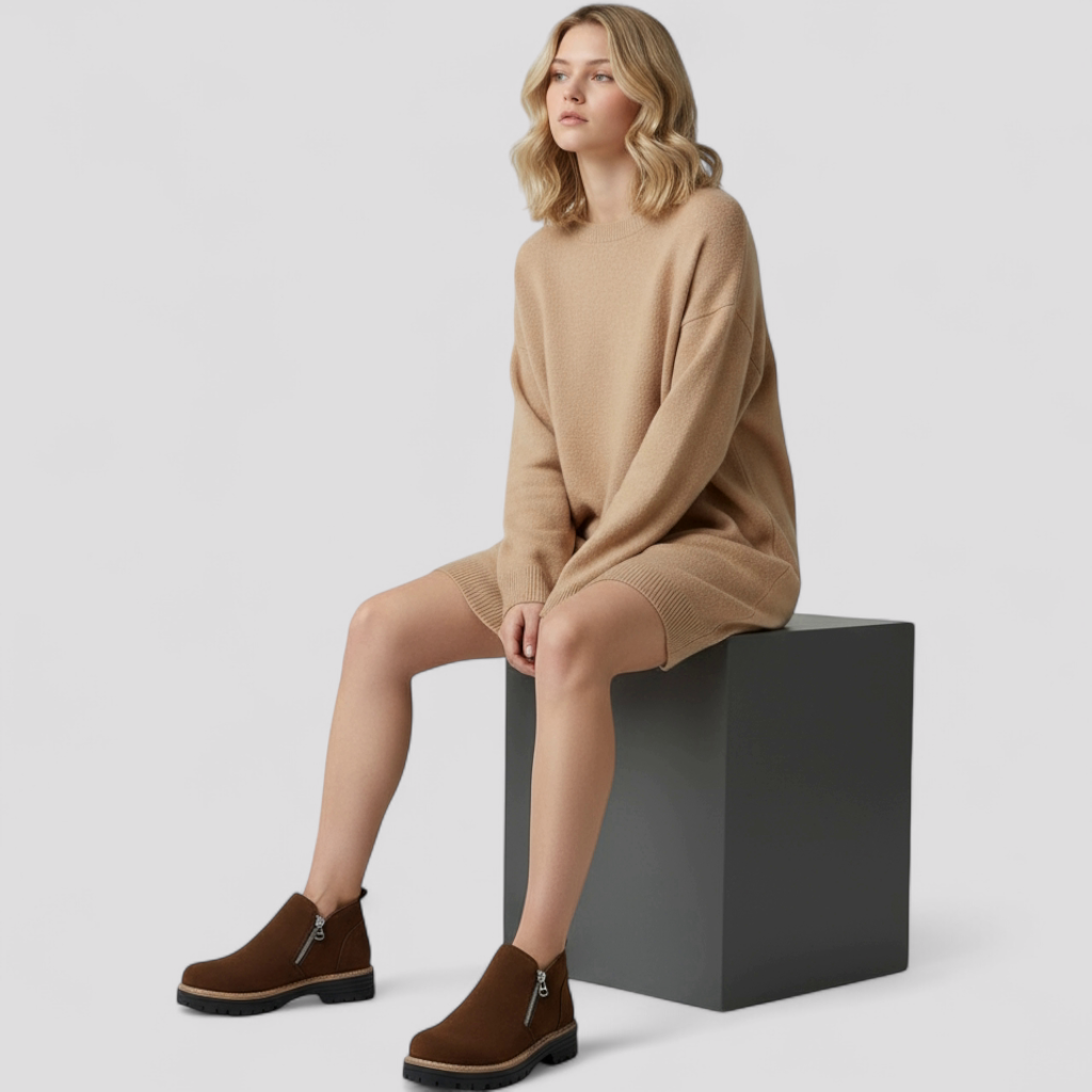 Shoes : Adie | Comfortabele laarzen met ronde neus voor dames in van Pantino