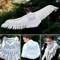 LadyWrap - Retro Szalik z Sową
