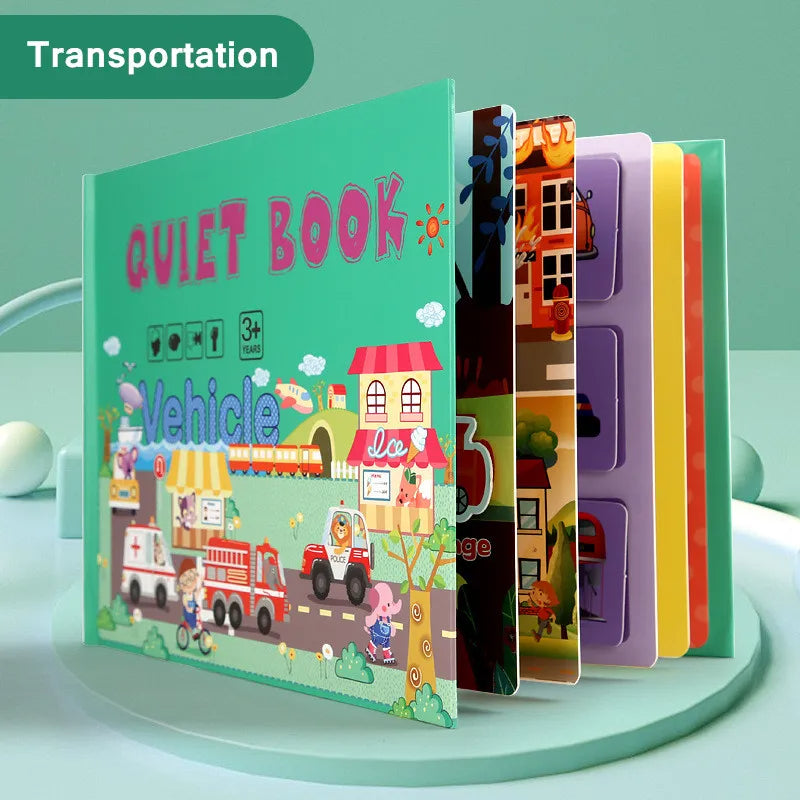 BusyBook™ - Speelgoed voor vroegtijdig leren in de kleuterschool Speelgoed Pantino Transport  