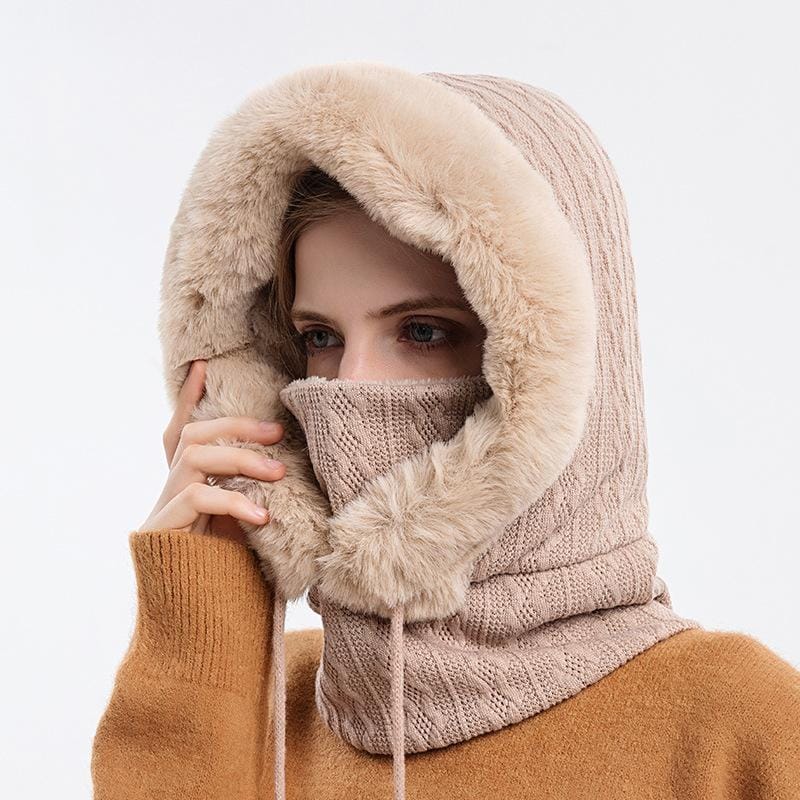 KnittedHat - Winter gebreide capuchonset