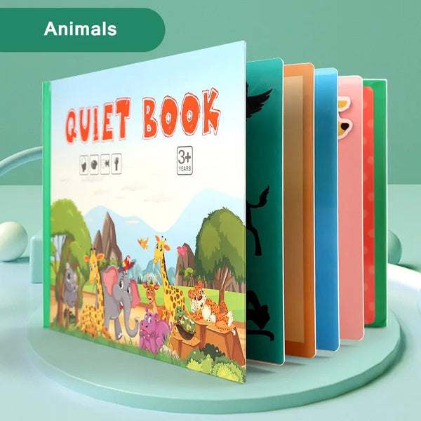 BusyBook™ - Speelgoed voor vroegtijdig leren in de kleuterschool Speelgoed Pantino Dieren  