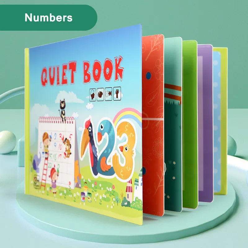 BusyBook™ - Speelgoed voor vroegtijdig leren in de kleuterschool Speelgoed Pantino Nummers  