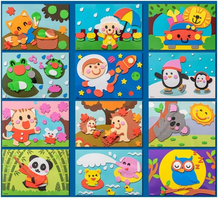 ArtBook™ | 3D Sticker Puzzels (12 Vellen)