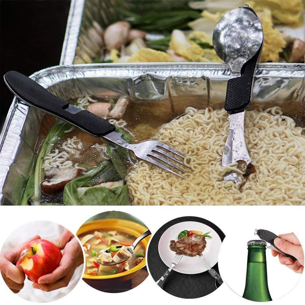 4 in 1 Opvouwbaar bestek™ (1+1 GRATIS) - - Spoon & Fork - Pantino