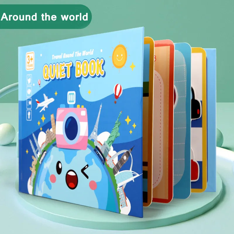 BusyBook™ - Speelgoed voor vroegtijdig leren in de kleuterschool Speelgoed Pantino De wereld rond  