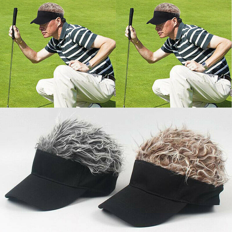 Flair Haar Zonnevizier Cap - Bruin - Sports - Pantino