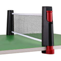 Intrekbaar Tafeltennis Net - Zwart