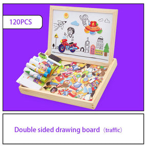 Magnetisch teken- en puzzelbord - Stad - Toys - Pantino