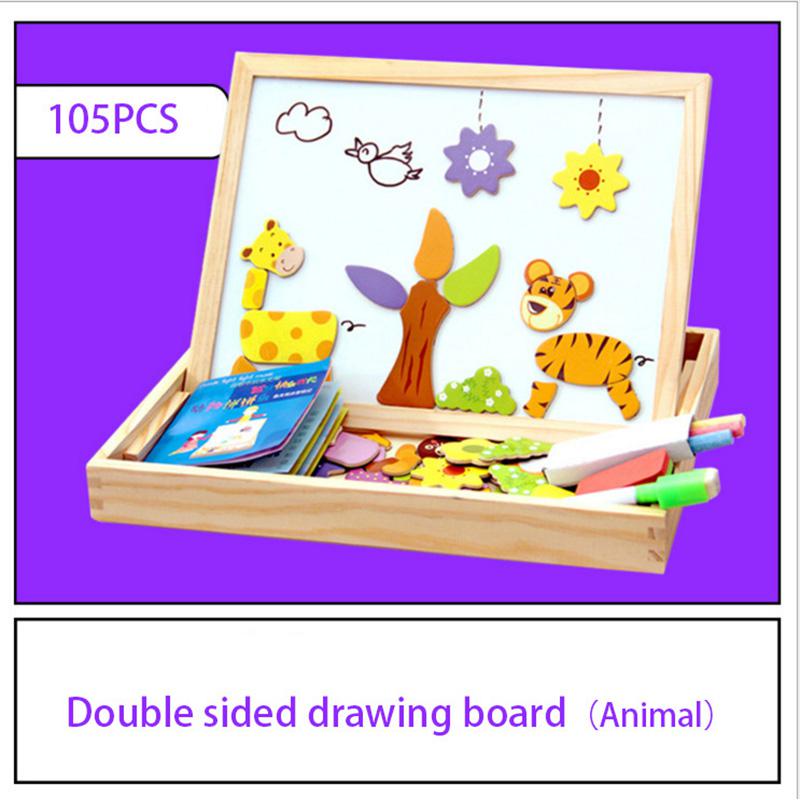 Magnetisch teken- en puzzelbord - - Toys - Pantino