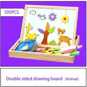 Magnetisch teken- en puzzelbord - - Toys - Pantino