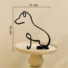 Minimalistische Hond Kunst Sculptuur - - House - Pantino