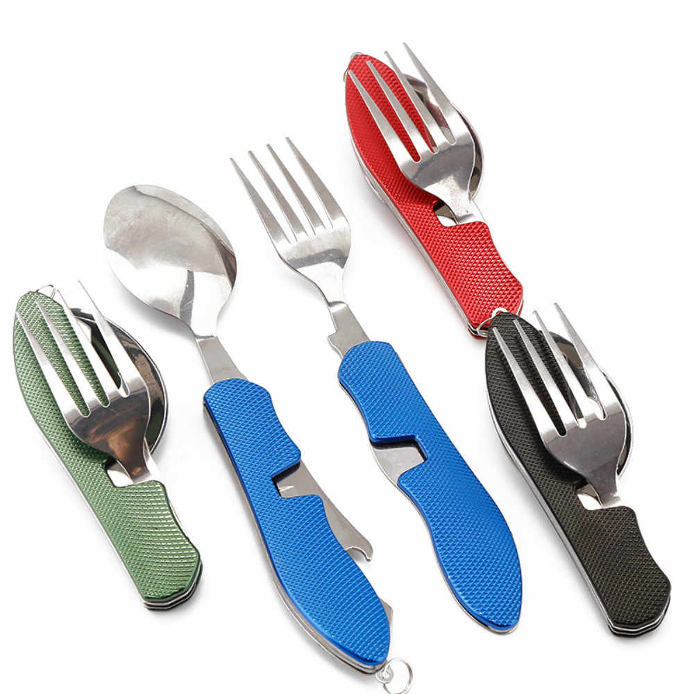 4 in 1 Opvouwbaar bestek™ (1+1 GRATIS) - - Spoon & Fork - Pantino