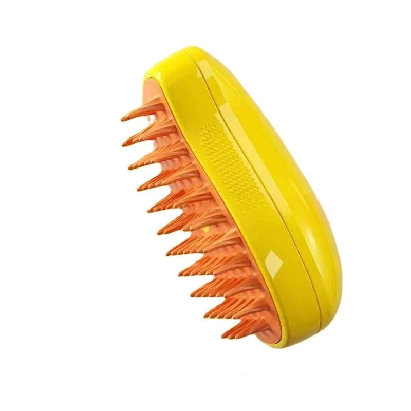 FurCare - Stoomborstel voor huisdieren (1+1 Gratis) Pet Brush Pantino Geel Groen 