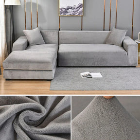 CouchCover - Zachte antislip meubelbeschermer - Grijs - - Pantino