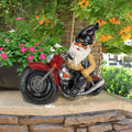 Bikerman Gnomo da Giardino - Decorazione Unica per Casa & Giardino