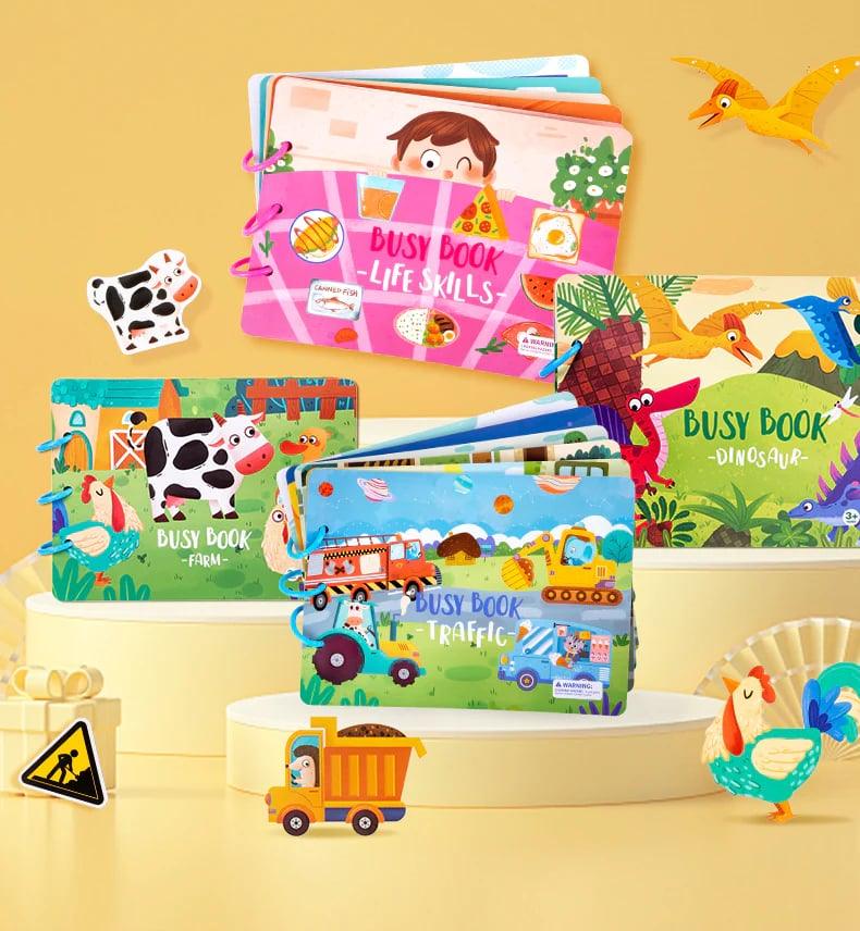 BusyBook™ - Zintuigenboek voor kinderen Speelgoed Pantino   