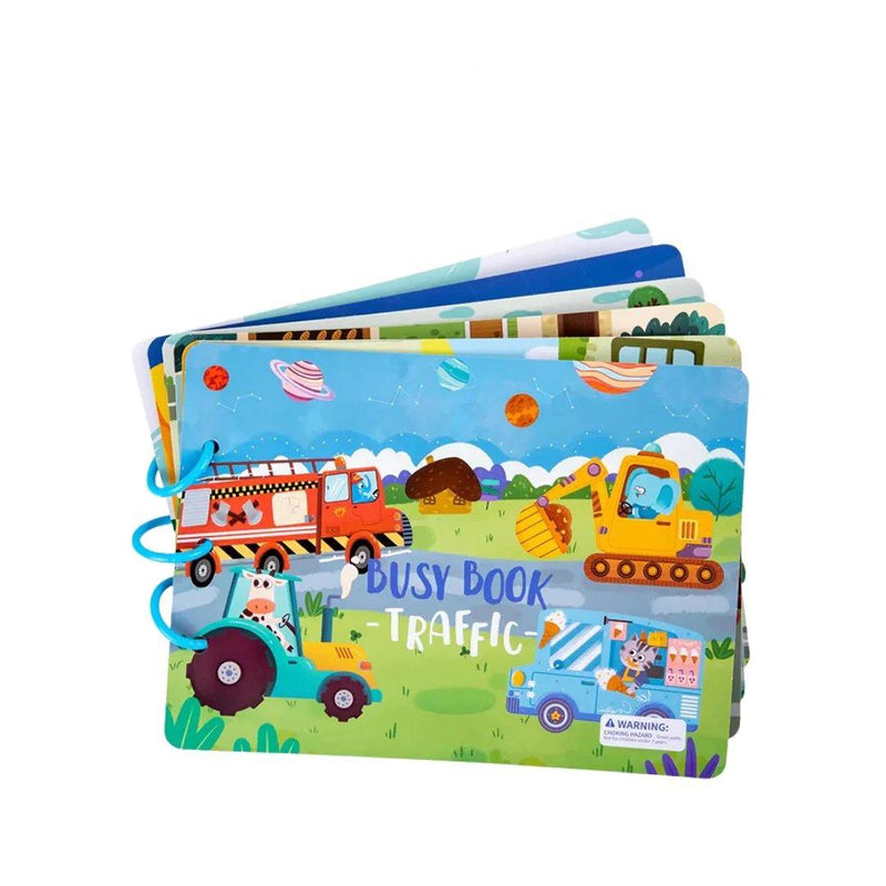 BusyBook™ - Zintuigenboek voor kinderen Speelgoed Pantino Verkeer  