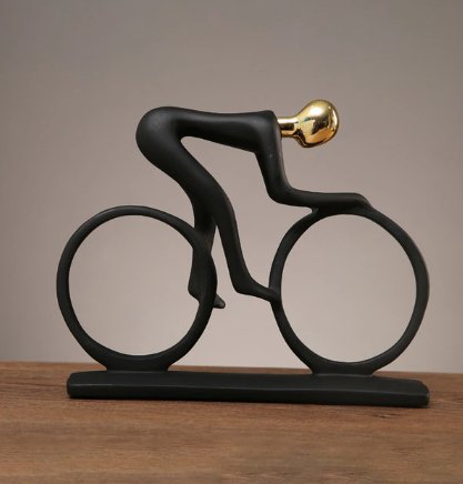 CycleCraft™ - Fiets Sculptuur - Goud - - Pantino