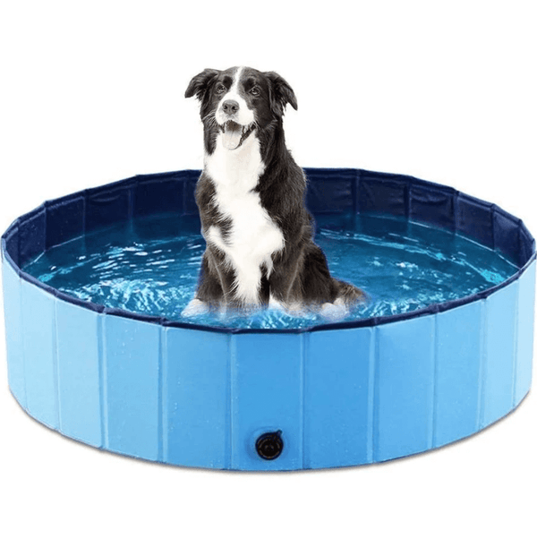 Draagbaar Hondenzwembad Summer Pantino Blauw S(60X20CM) 