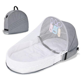 Draagbare baby wieg tas - voor pasgeboren baby's - Grijs - Huis en Tuin - Pantino