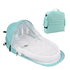 Draagbare baby wieg tas - voor pasgeboren baby's - Light blauw - Huis en Tuin - Pantino