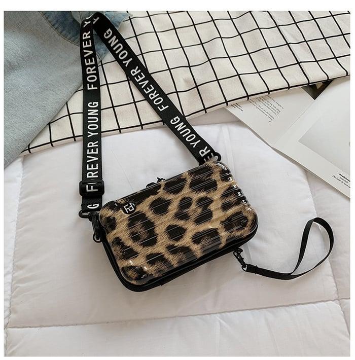 DuffelBag™ - Minikoffertas voor vrouwen Handbags Pantino Luipaard  