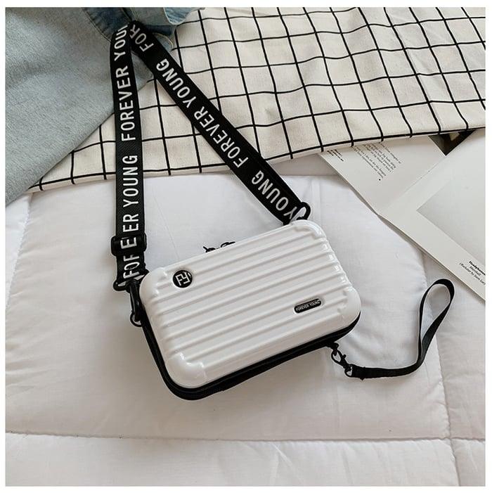 DuffelBag™ - Minikoffertas voor vrouwen Handbags Pantino Wit  