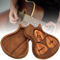 Púas de Guitarra de Madera Grabadas