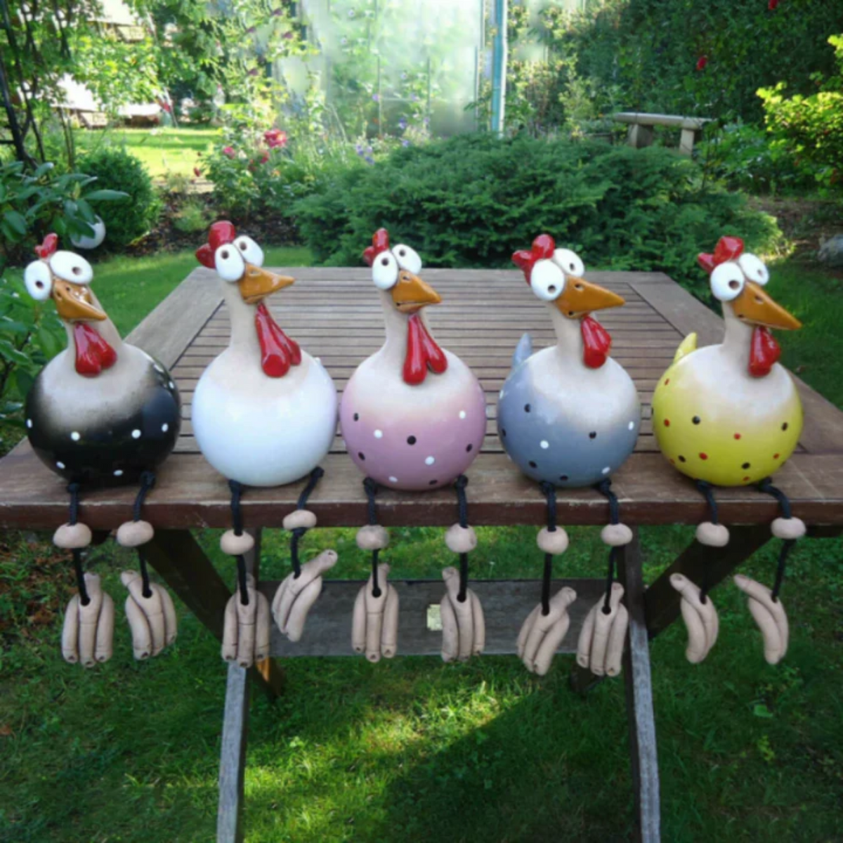 FunnyChicken - Decoraties Kippen Beeldhouwwerk Ambachten - - - Pantino