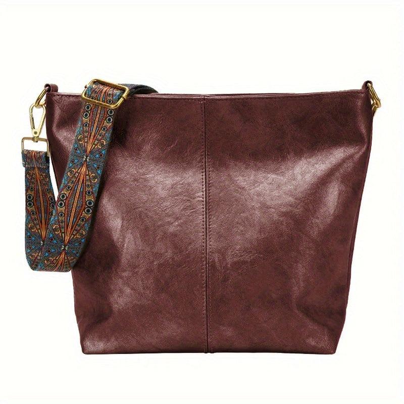 HoboBag™ - Kruistas met grote capaciteit Handbags Pantino Karamelkleur  