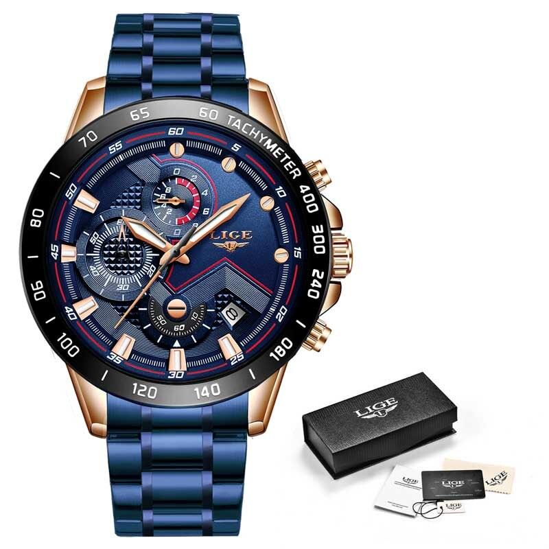 LigeWatch™ - Luxe horloges voor mannen Gadget & Tools Pantino Zwart Blauw  