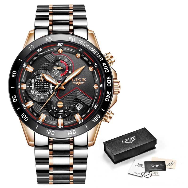 LigeWatch™ - Luxe horloges voor mannen Gadget & Tools Pantino Roségoud Zwart  