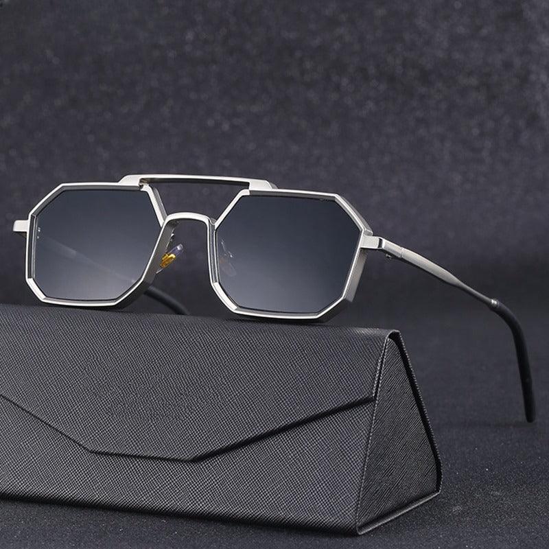 MenzGlass™ |  Soluxe zonnebril - Bescherm uw ogen tegen de zon Mannen Mode Pantino Zilver  