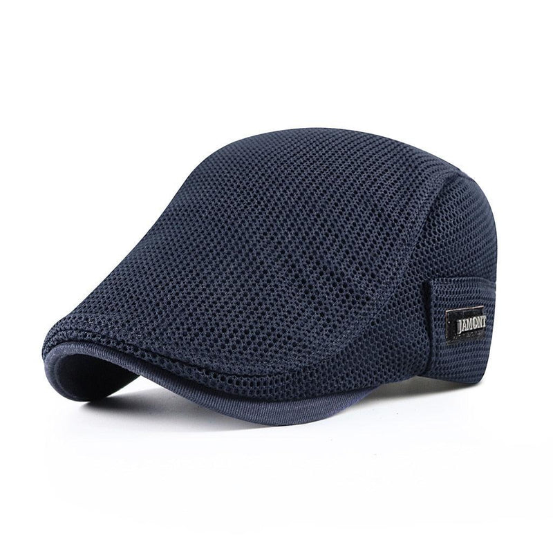 MeshCap™ - Casual voor mannen Hoeden baretten katoen Caps Mannen Mode Pantino Marineblauw  