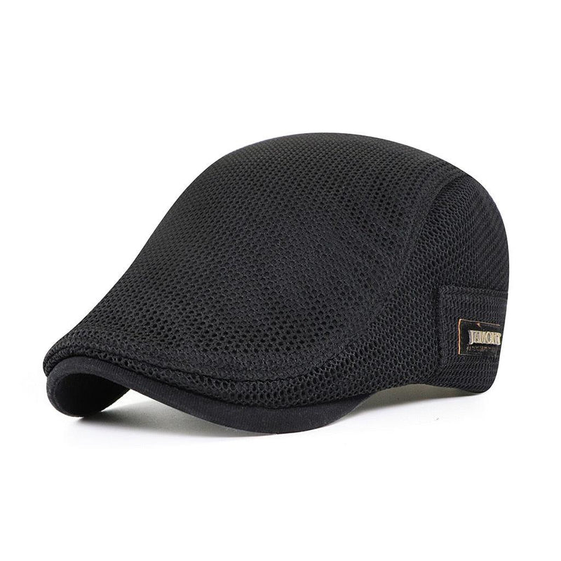 MeshCap™ - Casual voor mannen Hoeden baretten katoen Caps Mannen Mode Pantino Zwart  