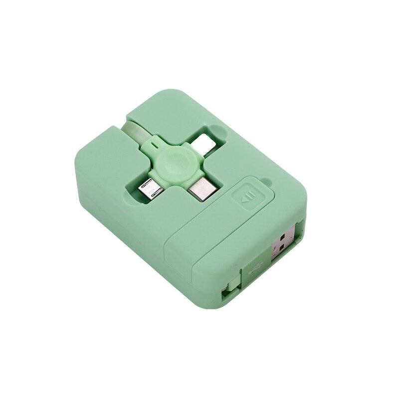 Multiport™ 4-in-1 USB-oplaadkabel Gadget & Tools Pantino Groen  