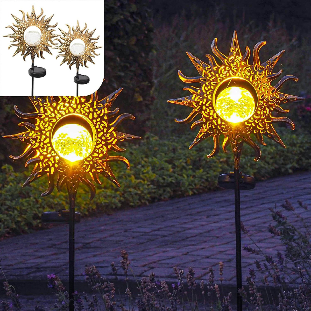 Retro Buiten Tuinlamp - Zon - Garden - Pantino