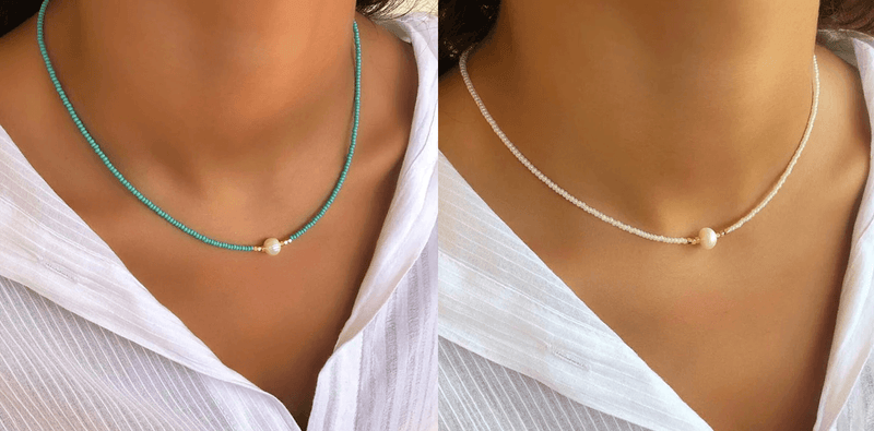 Pocket Pearl™ - Ketting met natuurlijke parels 1+1 GRATIS - Pantino