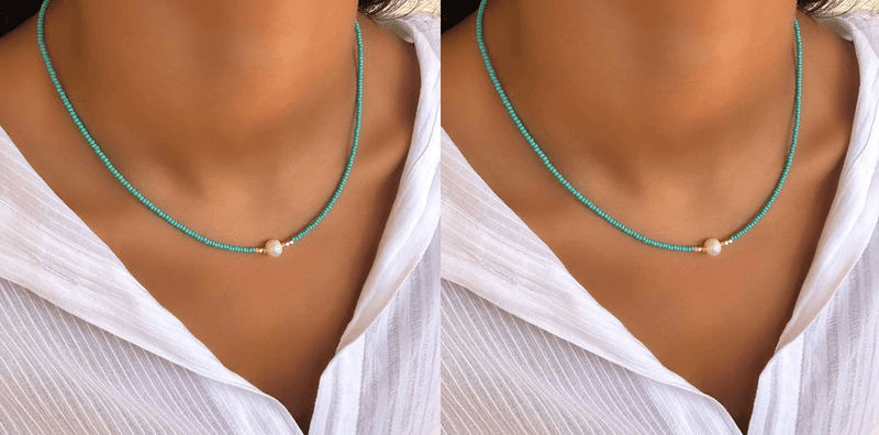 Pocket Pearl™ - Ketting met natuurlijke parels 1+1 GRATIS - Pantino