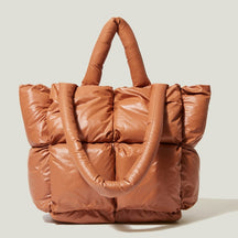 bags : Luxury Tas Polyester Black in Brown van Pantino