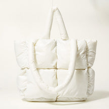 bags : Luxury Tas Polyester Black in white van Pantino