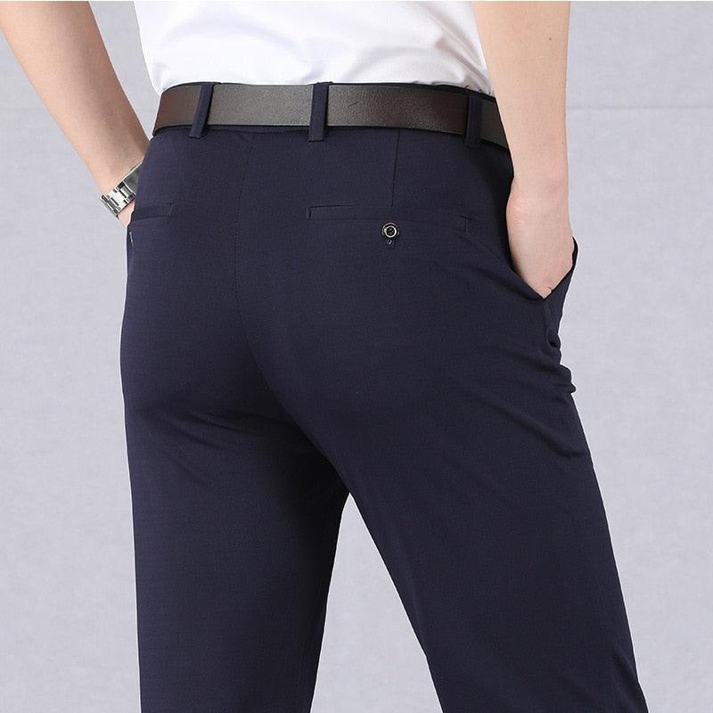 Slacks® | Stretch Pantalon Heren Mannen Mode Pantino Blauw 29W 