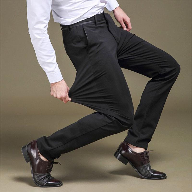 Slacks® | Stretch Pantalon Heren Mannen Mode Pantino Zwart (6 stuks beschikbaar) 29W 