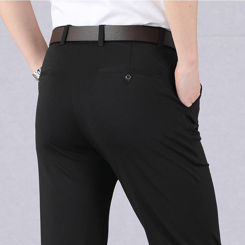 Slacks® | Stretch Pantalon Heren Mannen Mode Pantino Zwart (6 stuks beschikbaar) 30W 