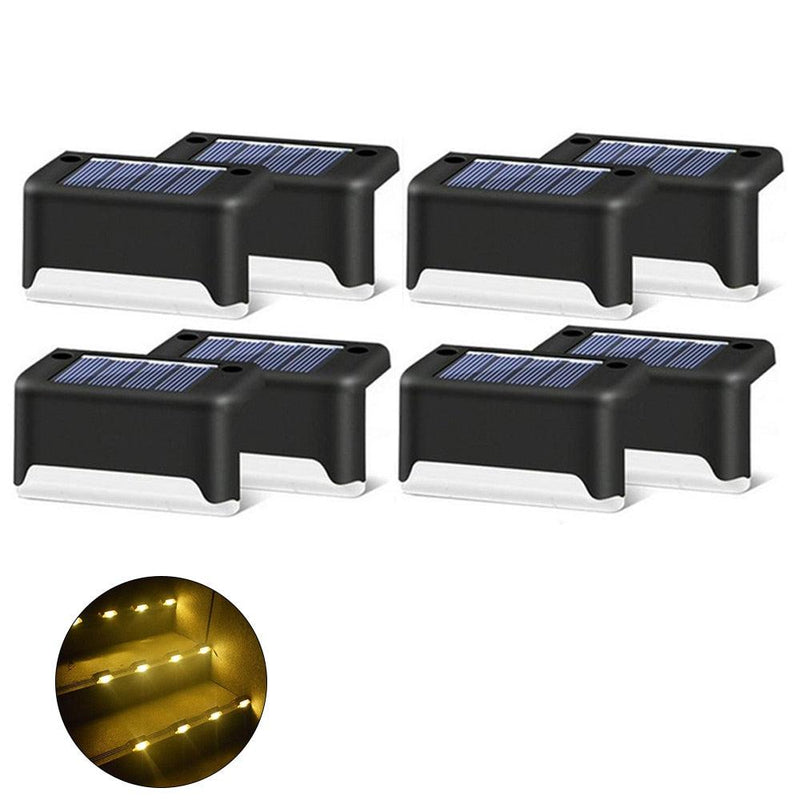 Solar Bright™ - Pad verlichting op zonne-energie Huis en Tuin Pantino Zwart 4 stk. 