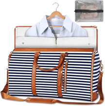 SuitBag™ - Opvouwbare opbergtas - Blauw gestreept (4 op voorraad) - *SuitBag™ - Opvouwbare opbergtas - Pantino