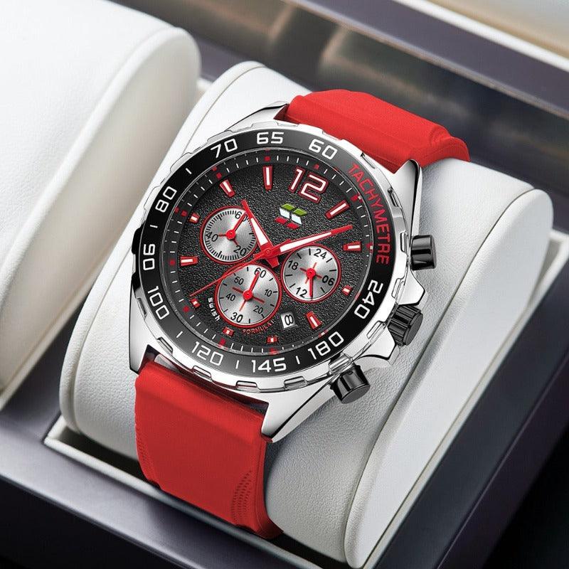Swichwatch™ | Dynamisk Meester Gadget & Tools Pantino Zilver - Rood  