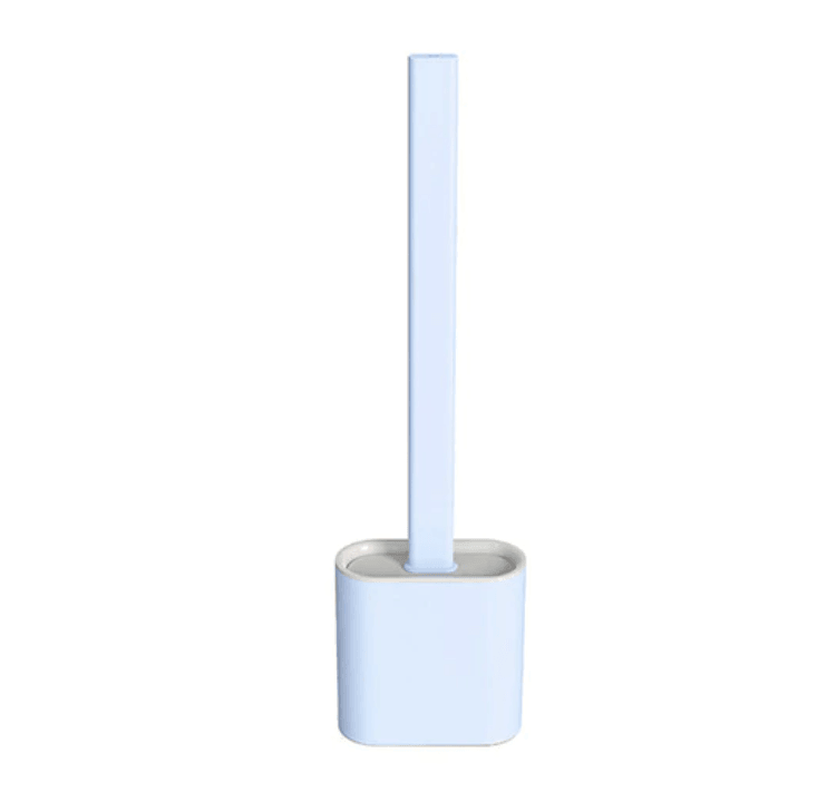 ToiletClean™ - Zelfklevende siliconen borstel (1+1 Gratis) Huis en Tuin Pantino Wit Blauw 